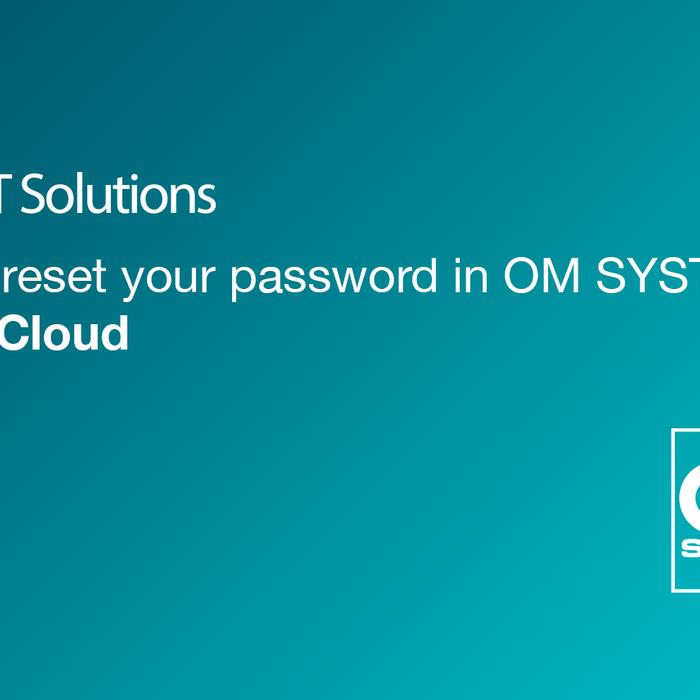 How to reset your password in ODMS Cloud