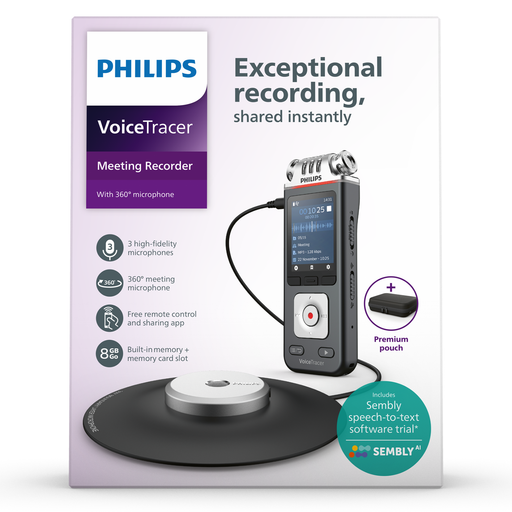 Philips DVT8115 VoiceTracer Meeting Recording Kit
