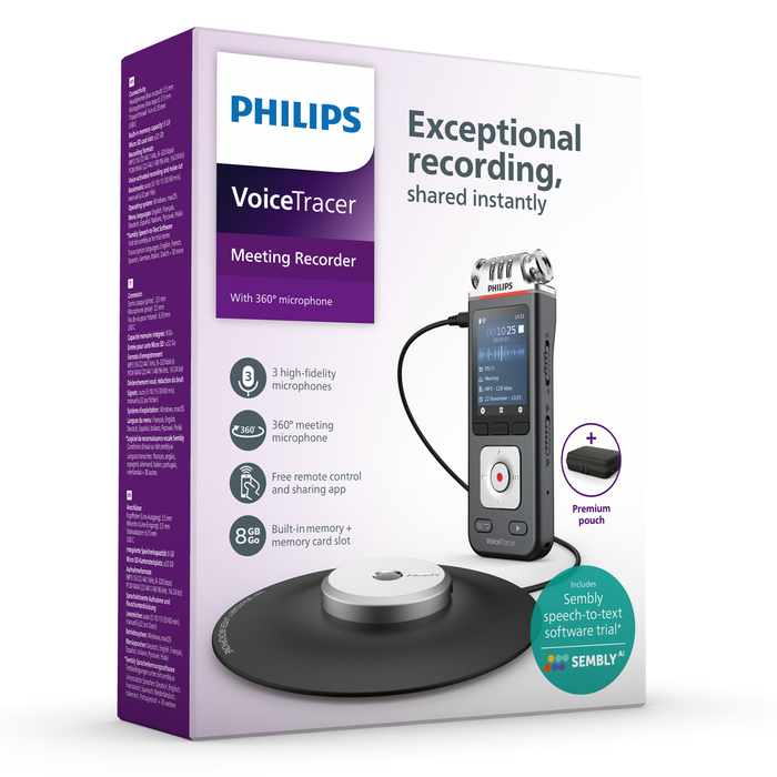 Philips DVT8115 VoiceTracer Meeting Recording Kit