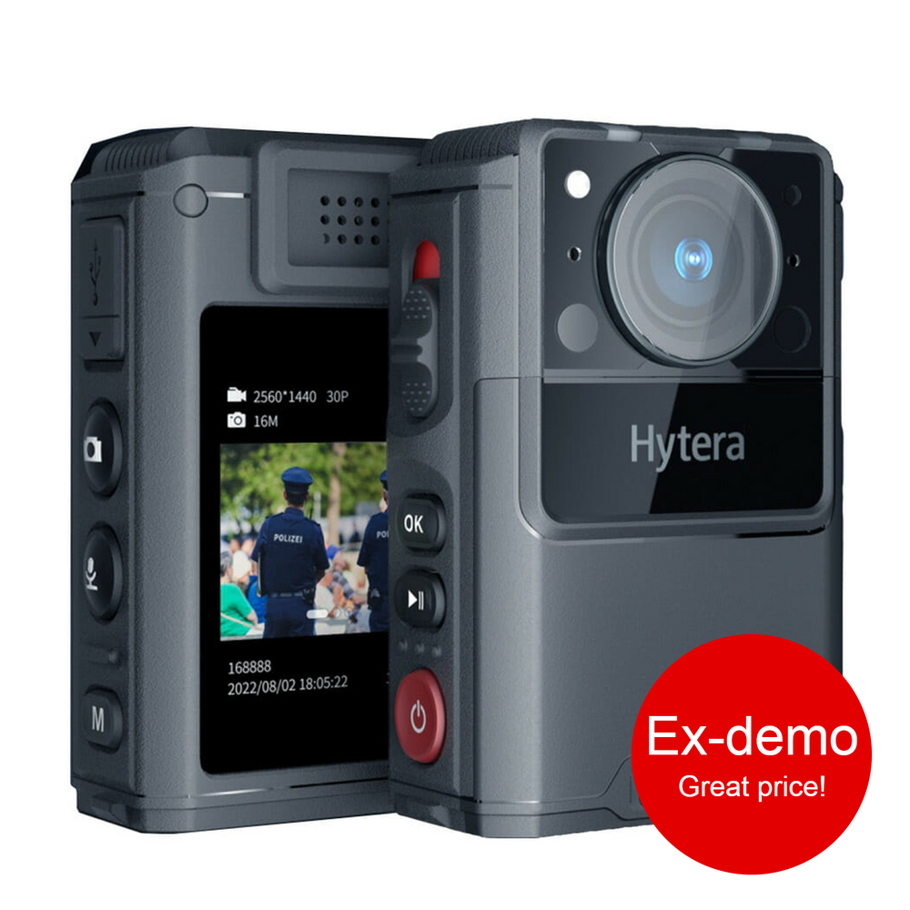 Hytera GC550 2K Mini Body Camera 32GB - Infrared Night Vision Model - Ex-demo