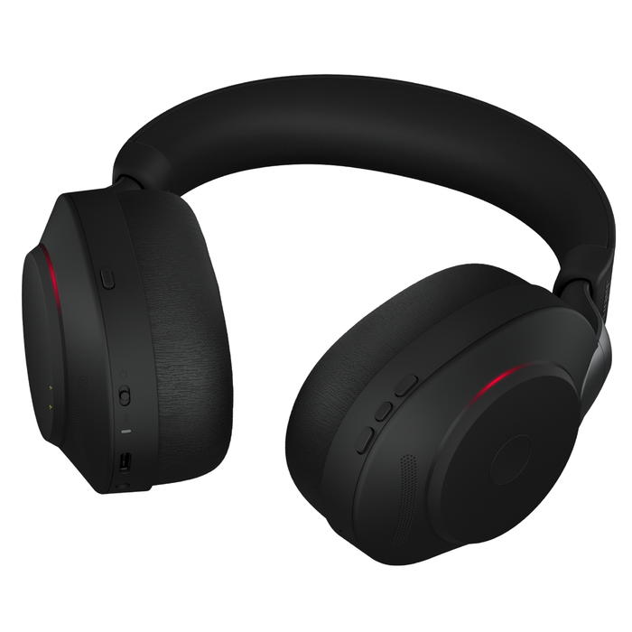 Jabra Evolve2 85 MS-certified wireless headset, USB-A with charging dock