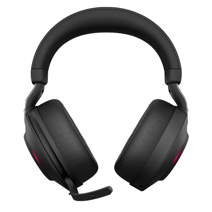 Jabra Evolve2 85 MS-certified wireless headset, USB-A with charging dock