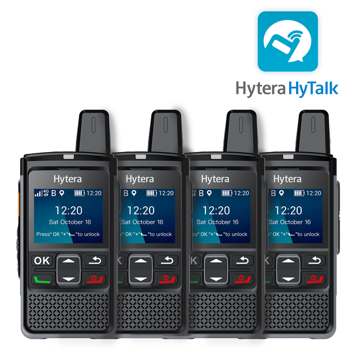 Hytera PNC360S 4-Device PoC Starter Pack with 1-year HyTalk Cloud Voice (Basic)