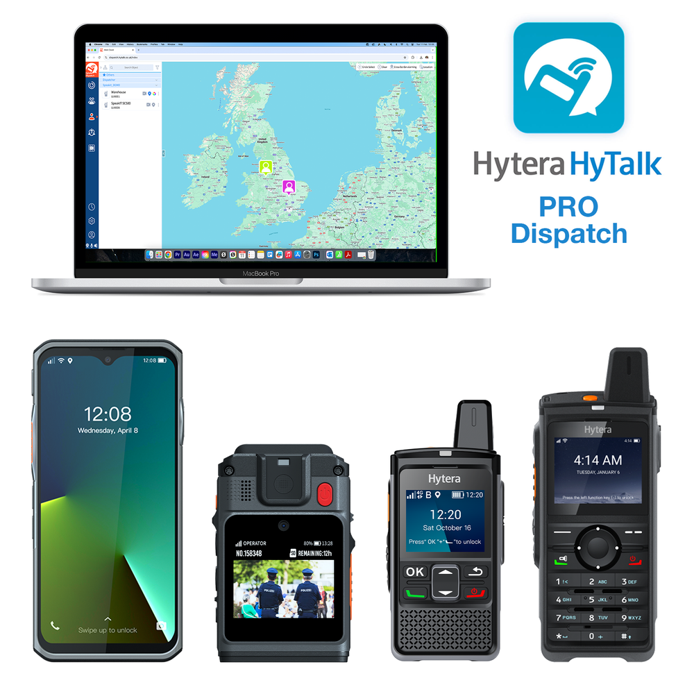 Hytera HyTalk PRO Dispatcher for PoC Radio & Body Camera - 1-Year Subscription