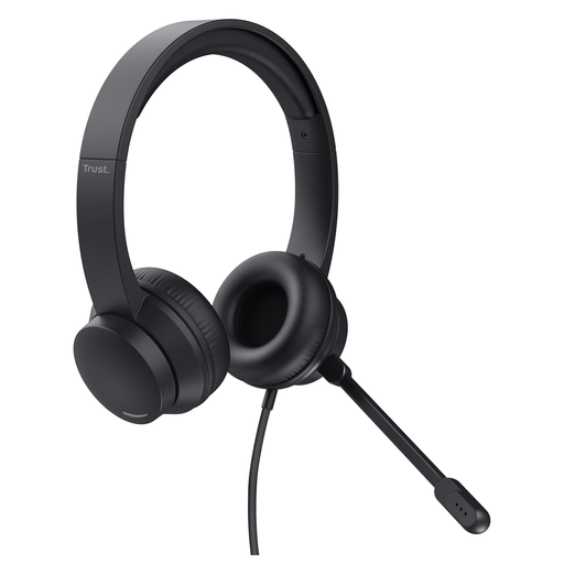 Trust HS-201 USB PC headset - Black