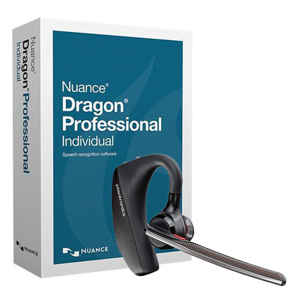 Nuance Dragon Professional Individual V15  Plantronics Voyager 5200 U–  Speak-IT Solutions LTD